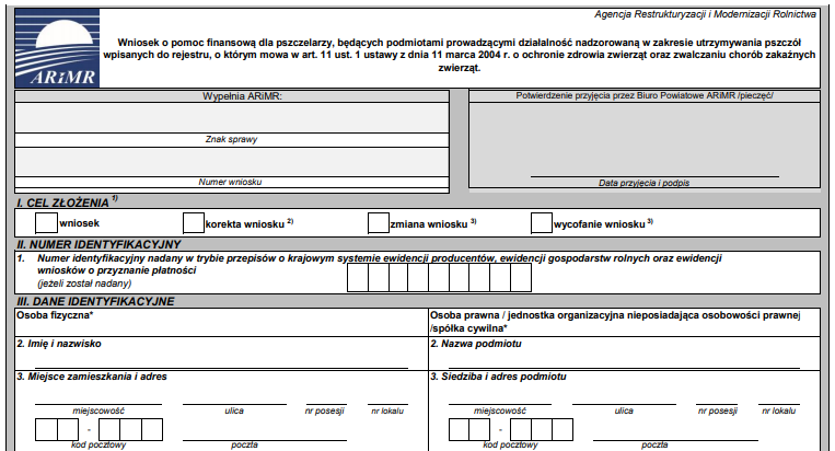 Wniosek do ARiMU